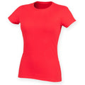 Rouge vif - Side - Skinni Fit Feel Good - T-shirt étirable à manches courtes - Femme