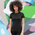 Noir - Back - Skinni Fit Feel Good - T-shirt étirable à manches courtes - Femme