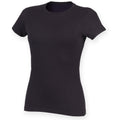 Bleu marine - Back - Skinni Fit Feel Good - T-shirt étirable à manches courtes - Femme