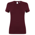 Bordeaux - Front - Skinni Fit Feel Good - T-shirt étirable à manches courtes - Femme