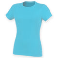 Bleu surf - Back - Skinni Fit Feel Good - T-shirt étirable à manches courtes - Femme