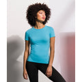 Bleu pierre - Back - Skinni Fit Feel Good - T-shirt étirable à manches courtes - Femme