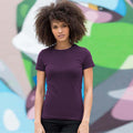 Violet profond - Back - Skinni Fit Feel Good - T-shirt étirable à manches courtes - Femme