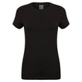 Noir - Front - Skinni Fit Feel Good - T-shirt étirable à manches courtes - Femme