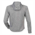 Gris marne - Back - Tombo Teamsport - Sweatshirt léger à capuche et fermeture zippée - Homme
