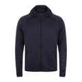 Bleu marine - Front - Tombo Teamsport - Sweatshirt léger à capuche et fermeture zippée - Homme