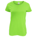 Vert citron - Front - Fruit Of The Loom - T-shirt à manches courtes - Femme