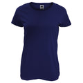 Bleu marine - Front - Fruit Of The Loom - T-shirt à manches courtes - Femme