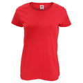 Rouge - Front - Fruit Of The Loom - T-shirt à manches courtes - Femme