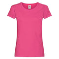 Fuchsia - Front - Fruit Of The Loom - T-shirt à manches courtes - Femme