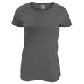 Graphite clair - Front - Fruit Of The Loom - T-shirt à manches courtes - Femme