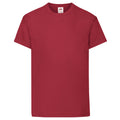 Rouge brique - Front - Fruit Of The Loom - T-shirt à manches courtes - Enfant unisexe