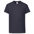 Bleu marine - Front - Fruit Of The Loom - T-shirt à manches courtes - Enfant unisexe