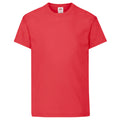 Rouge - Front - Fruit Of The Loom - T-shirt à manches courtes - Enfant unisexe