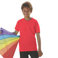 Rouge - Back - Fruit Of The Loom - T-shirt à manches courtes - Enfant unisexe