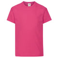 Fuchsia - Front - Fruit Of The Loom - T-shirt à manches courtes - Enfant unisexe