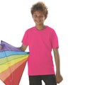Fuchsia - Back - Fruit Of The Loom - T-shirt à manches courtes - Enfant unisexe