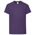 Violet - Front - Fruit Of The Loom - T-shirt à manches courtes - Enfant unisexe