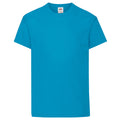 Bleu azur - Front - Fruit Of The Loom - T-shirt à manches courtes - Enfant unisexe