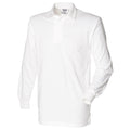 Blanc - Front - Front Row - T-shirt de rugby à manches longues en coton - Homme