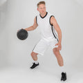 Blanc-Noir - Side - Spiro - Short de basketball - Hommes