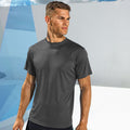 Gris foncé - Back - Tri Dri - T-shirt de fitness à manches courtes - Homme