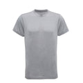 Argent chiné - Front - Tri Dri - T-shirt de fitness à manches courtes - Homme