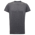 Noir chiné - Front - Tri Dri - T-shirt de fitness à manches courtes - Homme