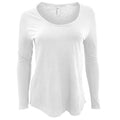 Blanc - Front - American Apparel - T-shirt à manches longues - Femme