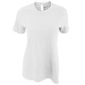 Blanc - Front - American Apparel - T-shirt à manches courtes - Femme