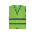 Vert citron - Front - Yoko - Gilet de sécurité haute visibilité - Enfant