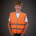Orange - Back - Yoko - Gilet de sécurité haute visibilité - Enfant