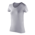 Gris - Front - Spiro - T-shirt à stretch à manches courtes - Femme