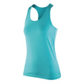 Turquoise - Front - Spiro - Haut Fitness - Femmes