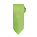 Vert citron - Front - Premier - Cravate - Homme