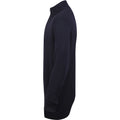 Bleu marine - Side - Henbury - Pull zippé 1-4 à manches longues - Homme