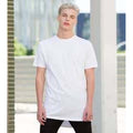 Blanc - Back - Skinnifit - T-shirt à manches courtes - Homme