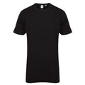 Noir - Front - Skinnifit - T-shirt à manches courtes - Homme
