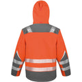 Orange - Back - Result Safeguard - Veste haute visibilité - Homme