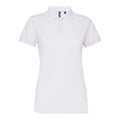 Blanc - Front - Asquith & Fox - Polo manches courtes - Femme