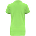 Vert néon - Back - Asquith & Fox - Polo manches courtes - Femme