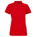 Rouge vif - Front - Asquith & Fox - Polo manches courtes - Femme