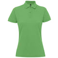 Vert - Front - Asquith & Fox - Polo manches courtes - Femme