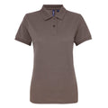 Gris - Front - Asquith & Fox - Polo manches courtes - Femme