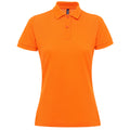 Orange - Front - Asquith & Fox - Polo manches courtes - Femme