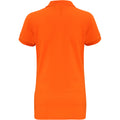 Orange - Back - Asquith & Fox - Polo manches courtes - Femme