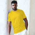 Jaune soleil - Back - AWDis Just Cool - T-shirt sport - Homme