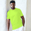 Jaune électrique - Back - AWDis Just Cool - T-shirt sport - Homme
