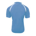 Bleu ciel - Back - Gilbert - Haut de rugby - Hommes