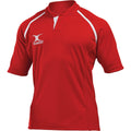 Rouge - Front - Gilbert Rugby - T-shirt à manches courtes - Garçon